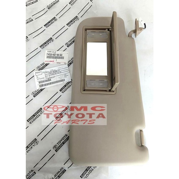 Sun Visor Tahanan Cahaya Kiri Toyota Rush Terios 74320-Bz180-A0