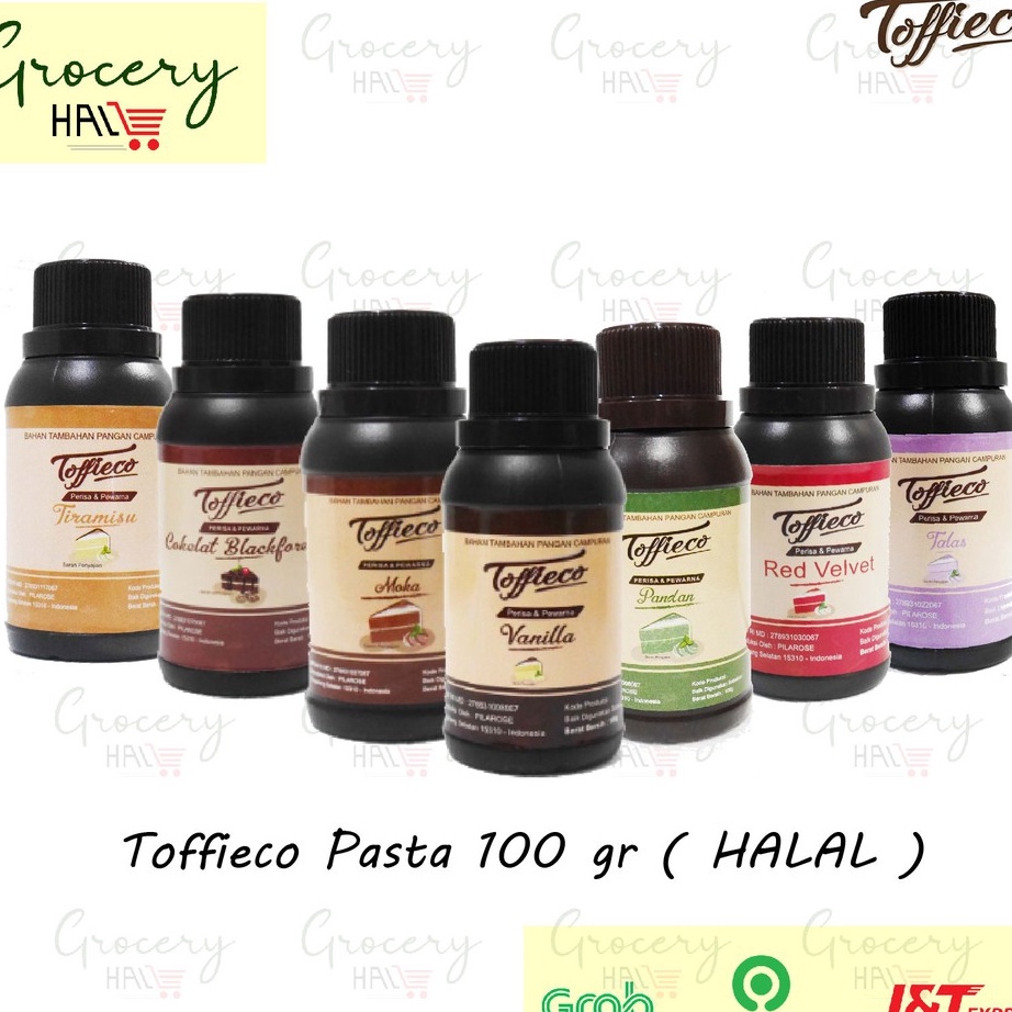 

QFWH9142 STOK SIAP 【COD TERLENGKAP! PASTA TOFFIECO / TOFFIEKO 100 GRAM ( VANILLA / RED VELVET / PANDAN / MOCCA / DLL )