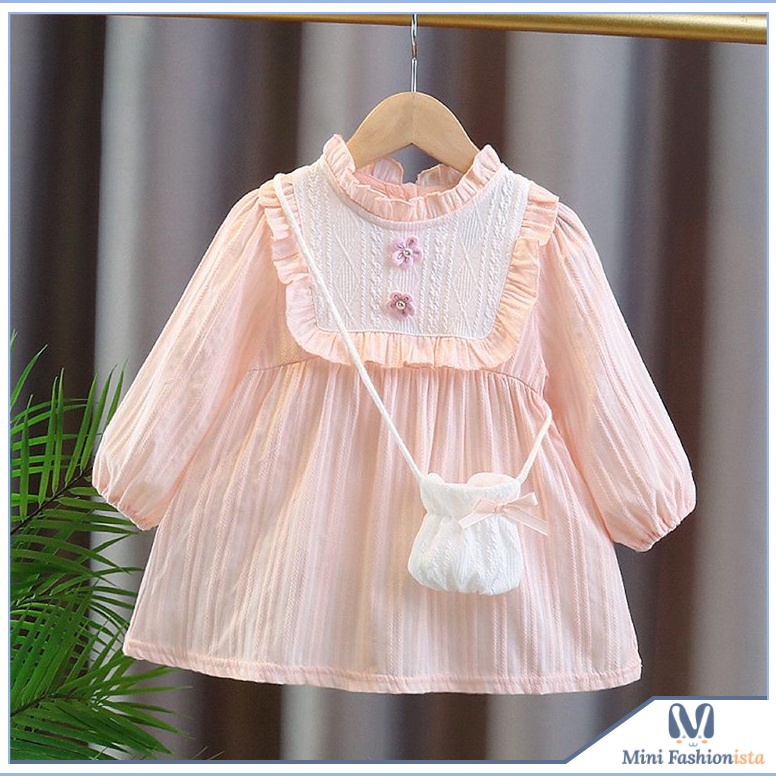 8L60 Baju Dress Anak Perempuan Import Dress Bayi Cewek 0-5 Tahun Gaun Bayi kado anak perempuan Dress