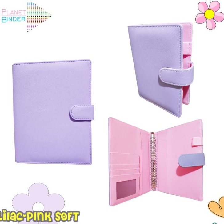 

LRFP2473 STAR Binder A5 Hologram Polos KULIT 20 Ring