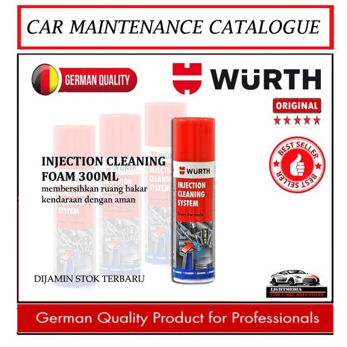 WURTH INJECTOR FOAM 250ml / INJECTOR CARBON CLEANER
