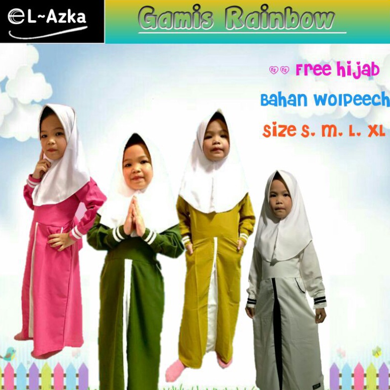 Best Seller.. Gamis anak terbaru El-Azka Collection baju muslim anak terlaris 2020