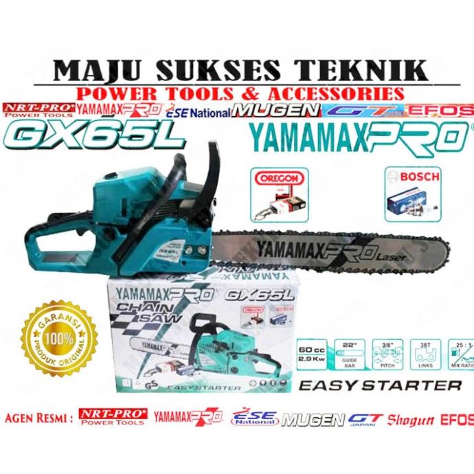 YAMAMAX PRO GX 65L 22 Inch ChainSaw Mesin Gergaji Kayu Pohon