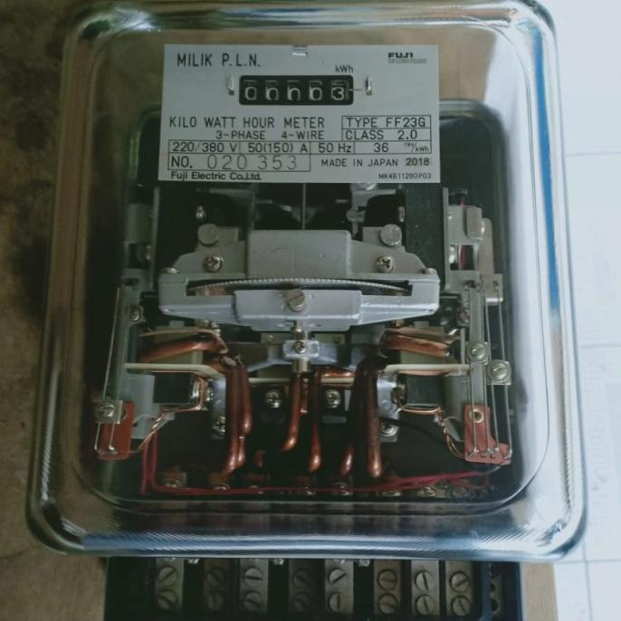 KWH METER 3PHASE 50/150A FUJI DHARMA ELECTRIK