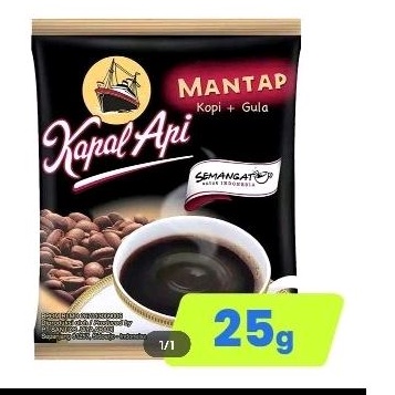 

[ RENCENG ] KAPAL API KOPI MANTAP 25 GR