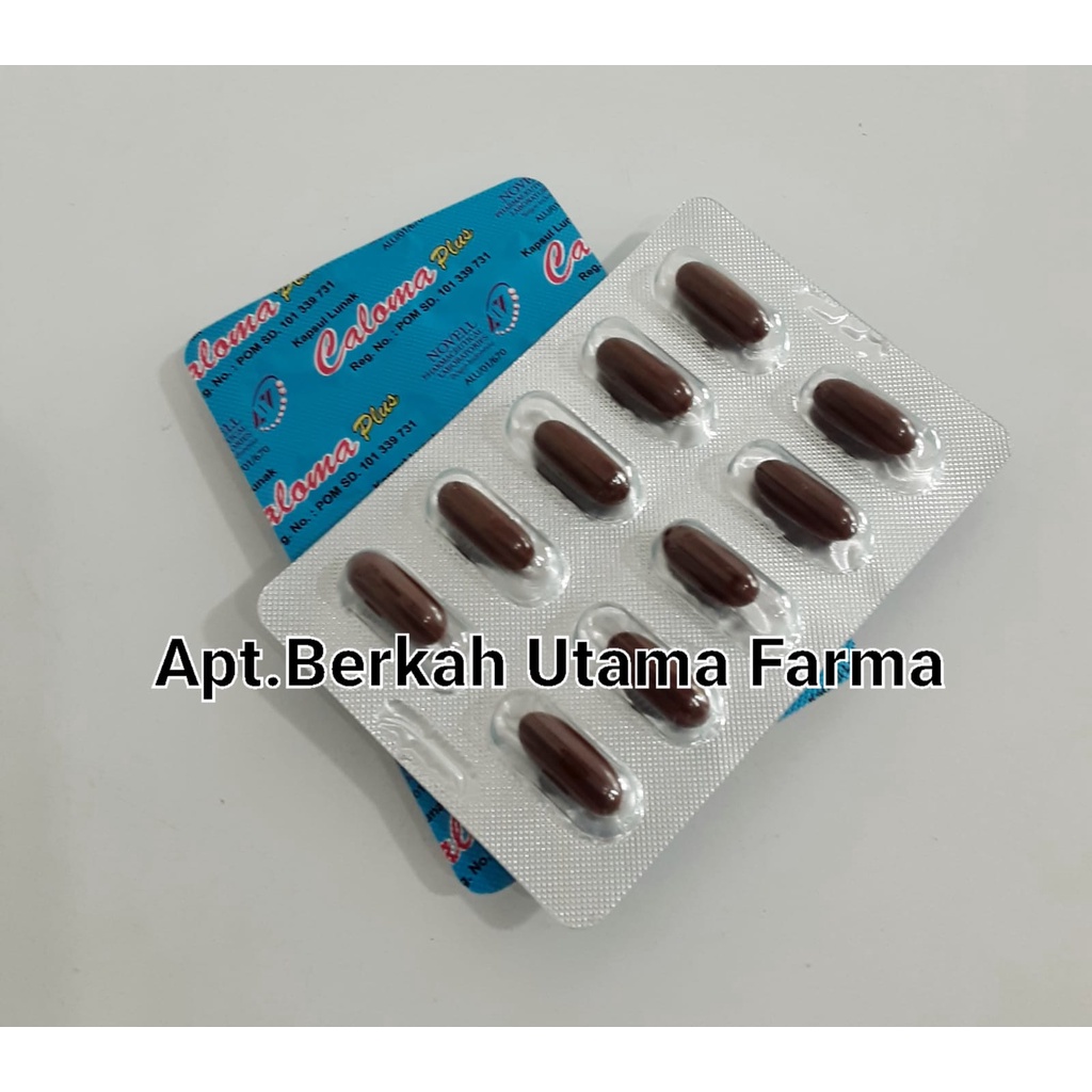 Caloma Plus Strip Isi 10 Kapsul