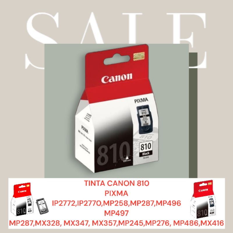 Tinta Canon PG 810 Black IP2770