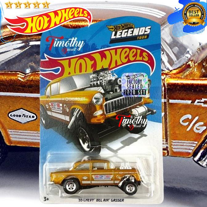 Hot Wheels 55 Chevy Bel Air Gasser Legend Gold Mail In Factory Sealed