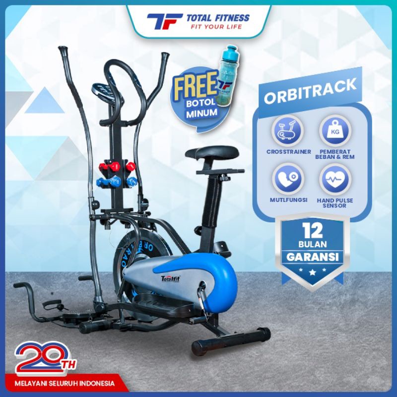 SEPEDA STATIS ORBITRACK PLAT TOTAL FITNESS