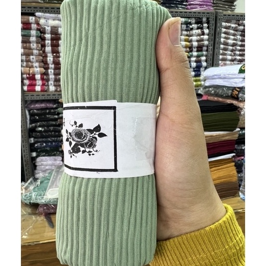 Kualitas Dijamin Pashmina Plisket Sage Ceruty Babydoll Premium || Pashmina Sage Plisket Sage Premium
