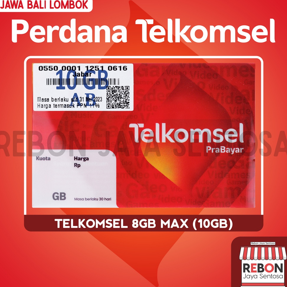 Model terbaru P Telkomsel 8Gb Max (10GB) LE9