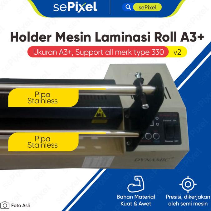 

Penyangga laminating Holder Mesin Laminasi Roll A3