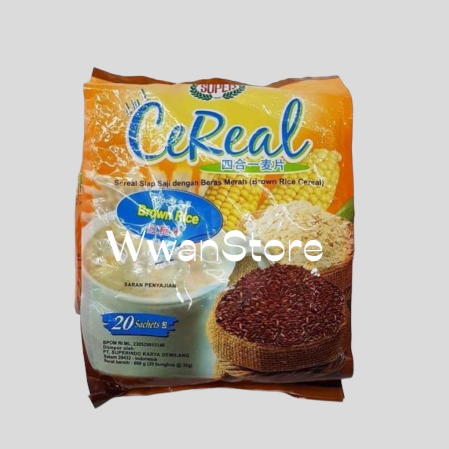 

Super Brown Rice Cereal 20x30gr