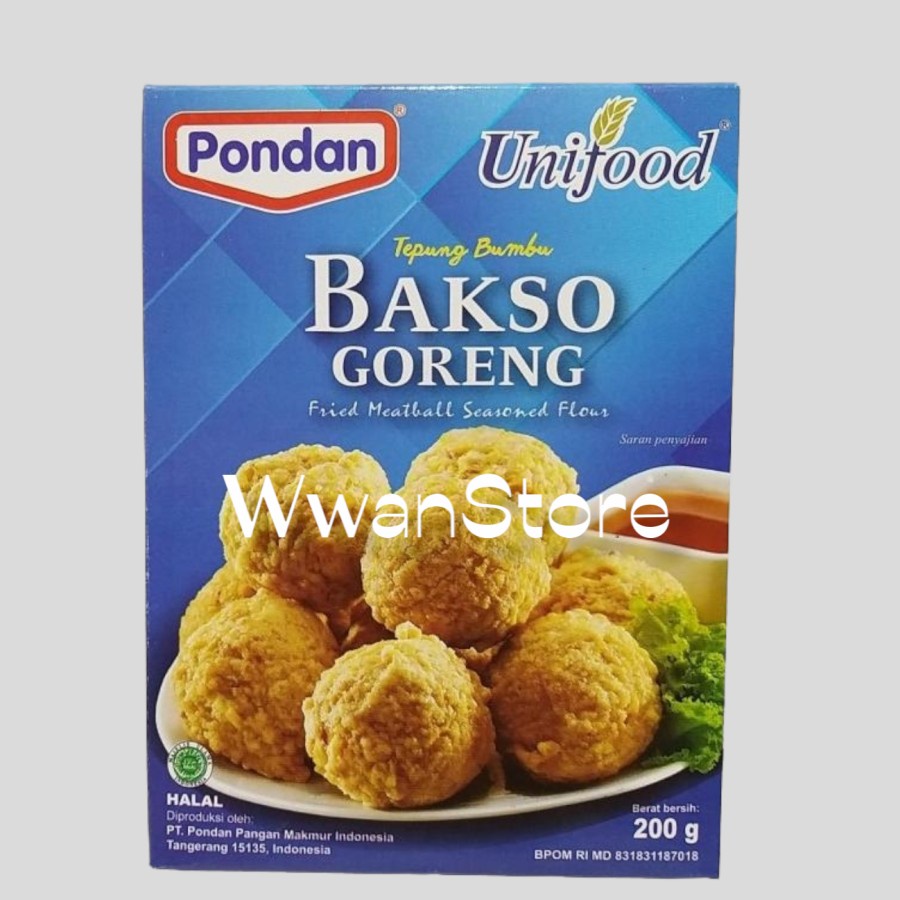 

Pondan Tepung Goreng Bakso 200gr