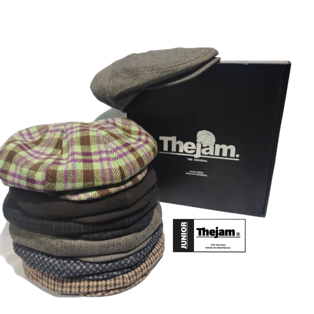 Topi Anak Newsboy Cap Anak Pria/Wanita Topi Klasik Topi Kodok Flatcap #Localpride