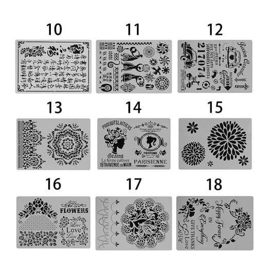 

Best Seller Plastic Stencil - Stensil Dekorasi Motif_Grs10