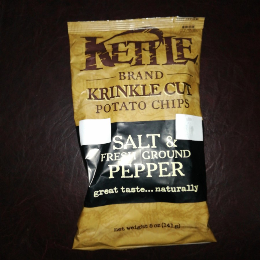 

Kettle Potato Chips Salt & Fresh Ground Pepper 142.gr Imp