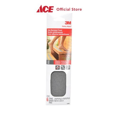 

Ace - 3m Set Safety Walk Medium Grit 5 Cm 6 Pcs - Abu-Abu