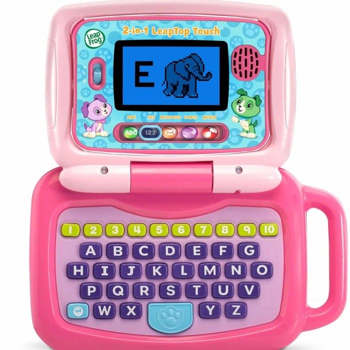 Leapfrog 2 In 1 Leaptop Touch Pink Or Green