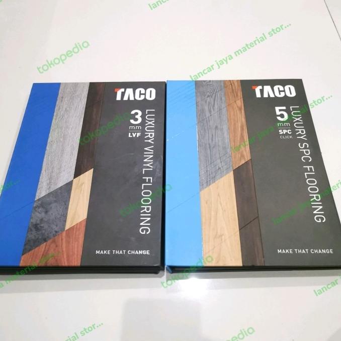 ] Katalog buku contoh vinil vinyl taco floor 3mm dan Taco klik 5mm