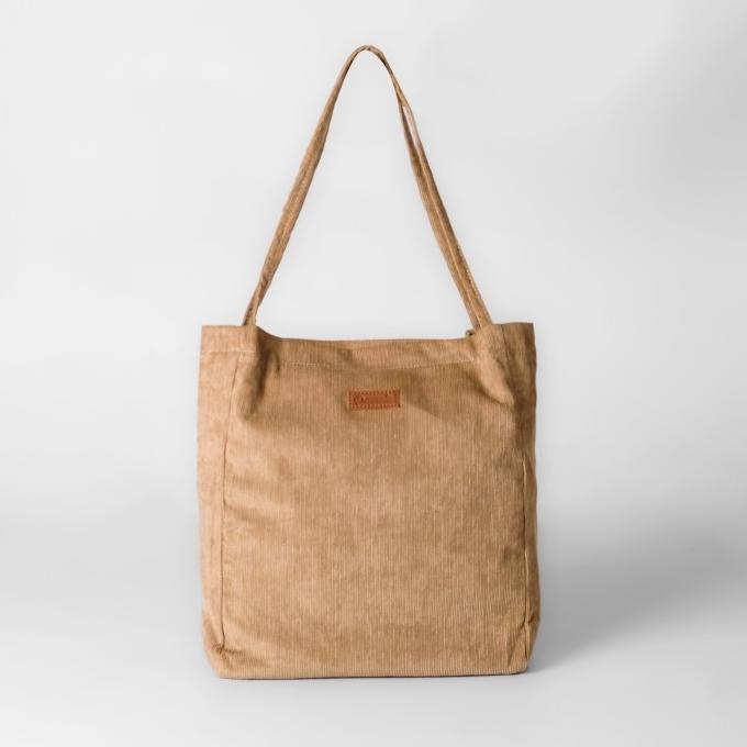 Promo Pamole - Vionna Series Tote Bag Tas Wanita Bahan Corduroy Hanifauh