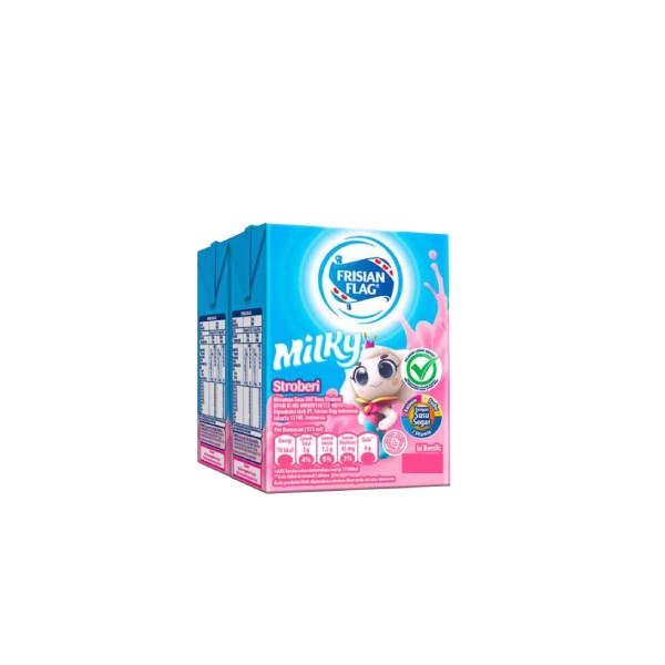 

FRISIAN FLAG UHT MILKY STRAWBERRY TP 6 x 115 ML