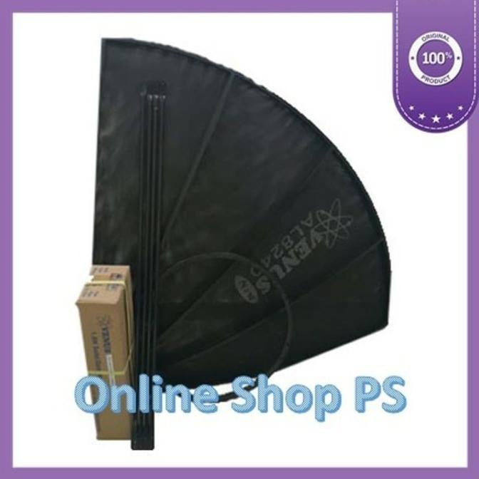 sip venus 8 feet hitam jaring dish antena parabola c band sdj