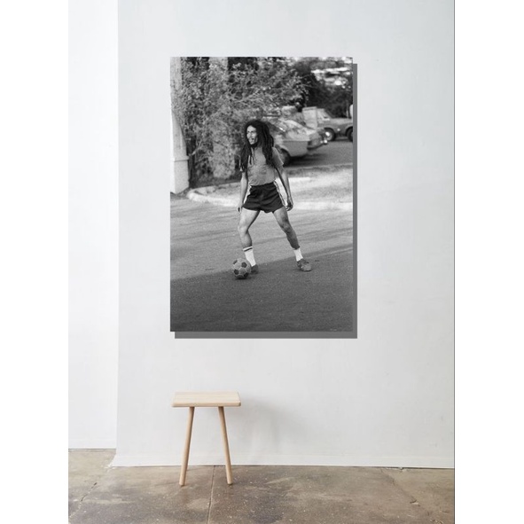 POSTER DINDING BOB MARLEY MAIN BOLA UKURAN BESAR, POSTER BOB MARLEY