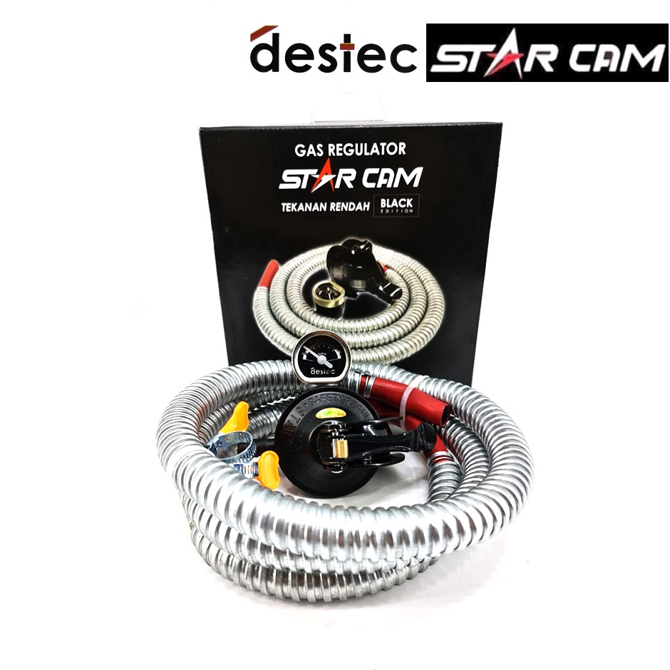 Promo Regulator Gas LPG StarCam SC-23MSS Star Cam SC23MSS Meter dan Selang s Terlaris ◘.