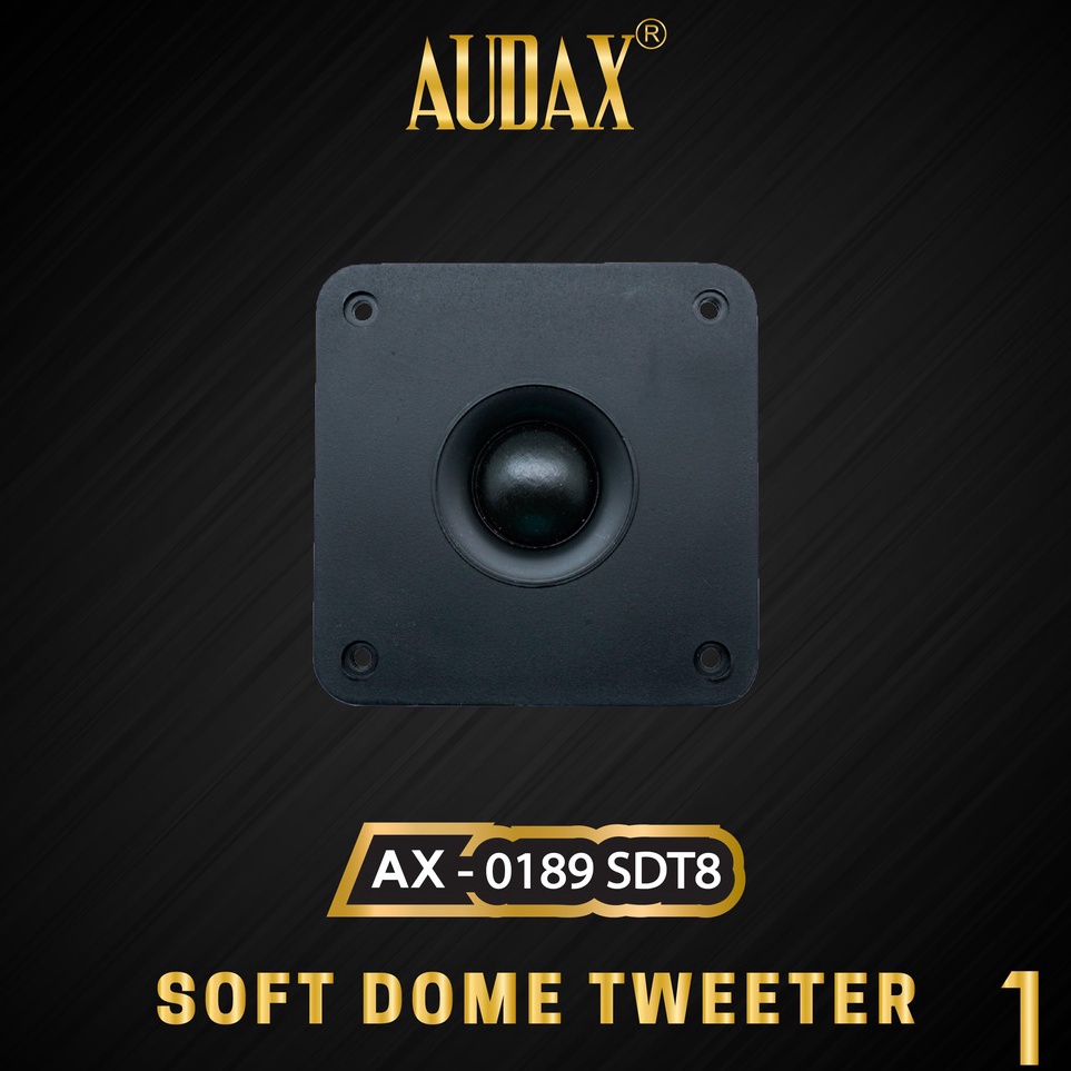 ¯0jZ Audax - Speaker Pasif AX-0189 SDT8 Soft Dome Tweeter z Kemasan Baru ☃.