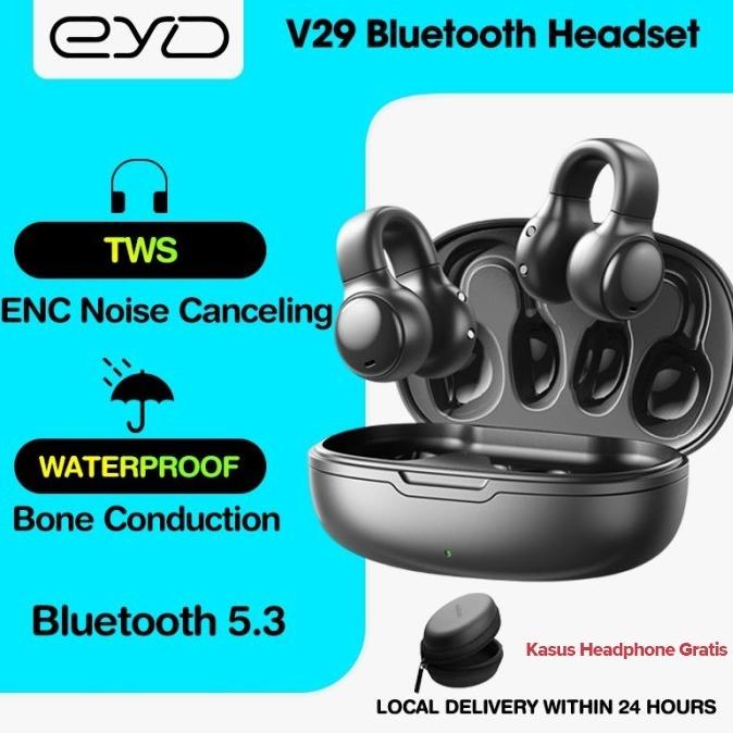 EYD New Bone Conduction Bluetooth Earphone TWS Bluetooth 5.3 Earphone