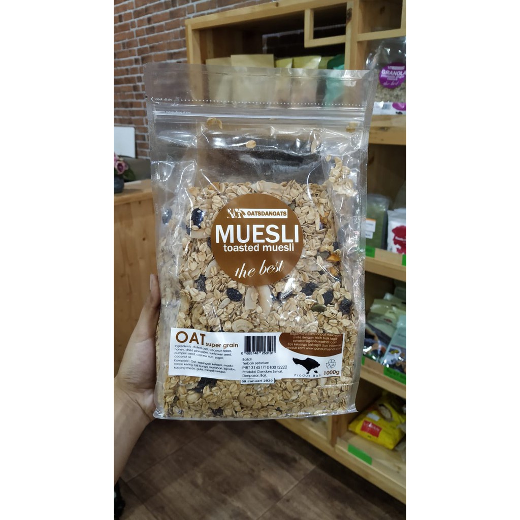 

Oatsdanoats, Muesli Toasted Muesli, 1Kg