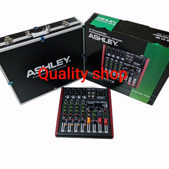 @=@=@=@=] mixer Ashley 4 Channel Focus400/focus 400 plus box aluminum