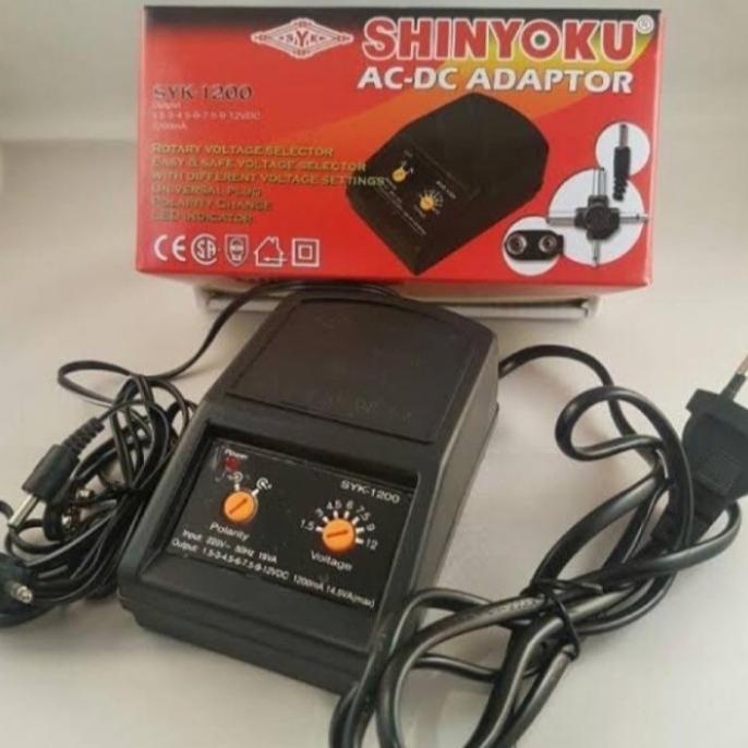 *:*:*:*:*] Adaptor Universal Shinyoku AC/DC 1200mA