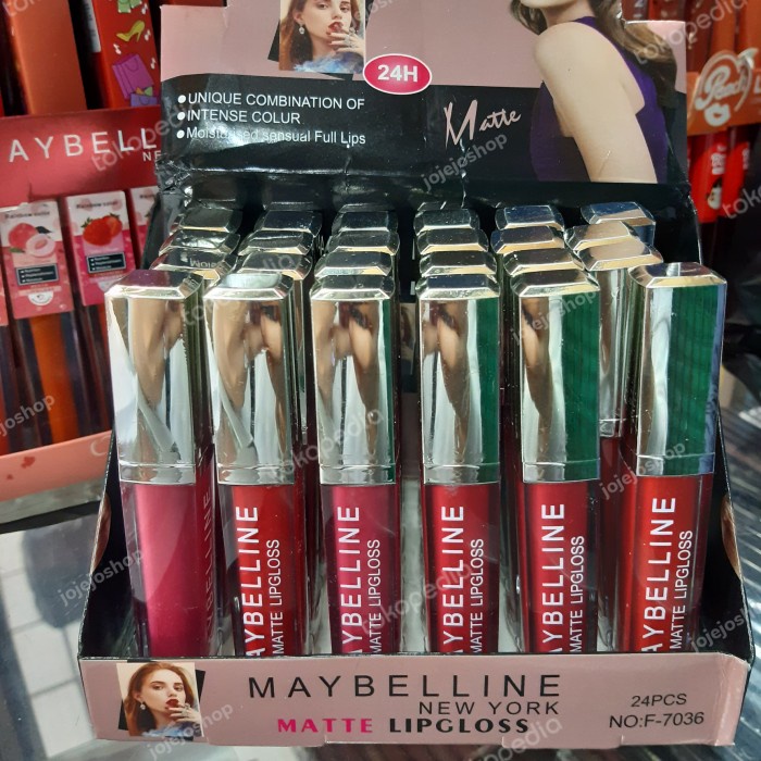 [Lusinan] Lipcream Maybelline Matte 24 H-F7036/ Lip Cream/ Lipgloss