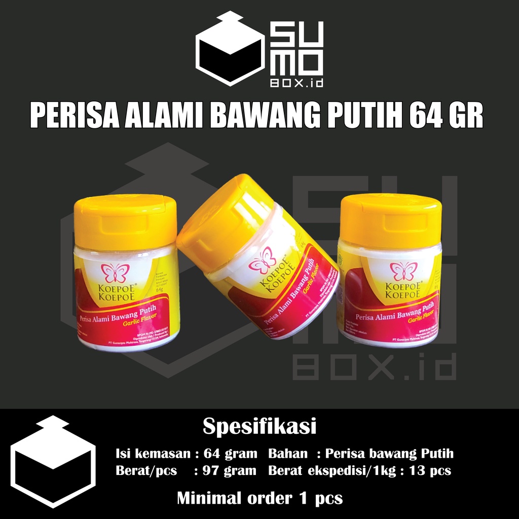 

Perisa Garlic Powder Koepoe Koepoe 64gram / Perisa Bawang Putih Bubuk