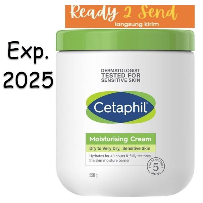 Cetaphil Moisturising Moisturizing Cream 550gr 550 gram