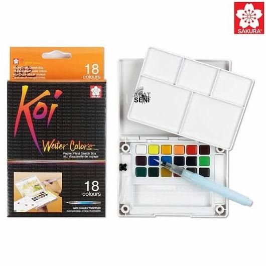 

monggo] Sakura koi water colors pocket 18