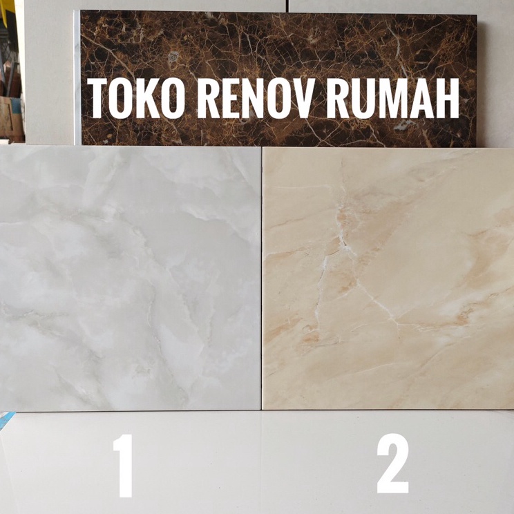 Laris keramik lantai 40x40 motif marmer (mengkilap)/ keramik lantai/ keramik lantai abu motif marmer