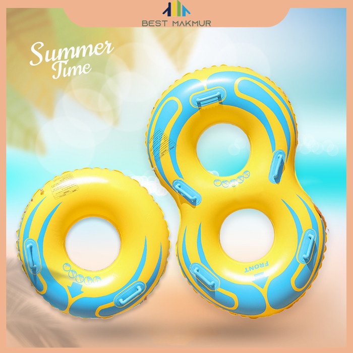 Best Seller Pelampung Ban Renang Kuning Single Double Dewasa Anak Anak