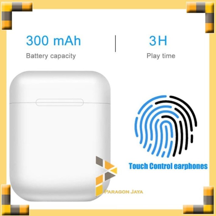 Headset Earphone Bluetooth Wireless I12 macaron TWS Airpod