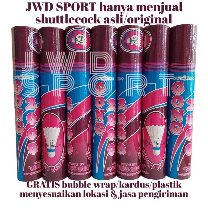Shuttlecock Gong 2000 Biru Ungu - Kok Gong 2000