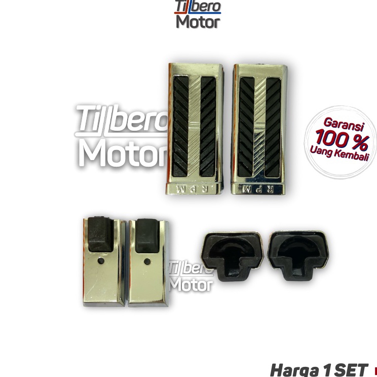 ★★ GROSIR Foot Step Besi Depan Variasi Pedal Motor Universal Stock Banyak￣