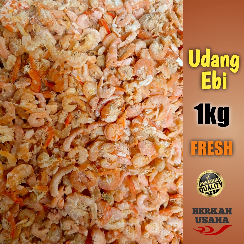 

IKAN ASIN UDANG EBI KUPAS KERING 1kg