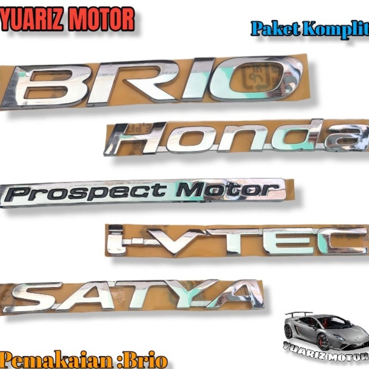 jd EMBLEM BRIO ORIGINAL HONDA BRIO/EMBLEM BAGASI HONDA BRIO/ EMBLEM HONDA BRIO COMPLITE ✲ ✬