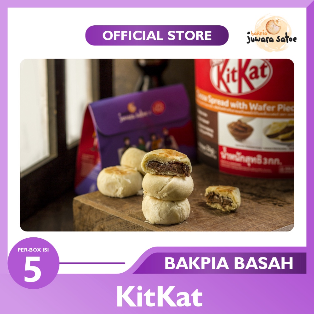 

Pasti murah BAKPIA BASAH KITKAT - JUWARA SATOE OLEH OLEH KHAS JOGJA VJ0