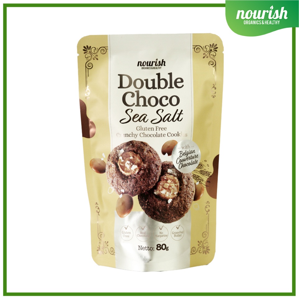 

Kirim Sekarang Double Choco Sea Salt - Gluten-Free Cookies 80gr