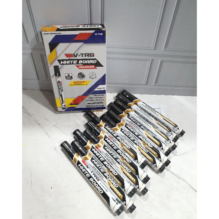 

TVMS1334 HOT spidol WHITEBOARD (1box=12pc)/marker whiteboard/spidol papan tulis