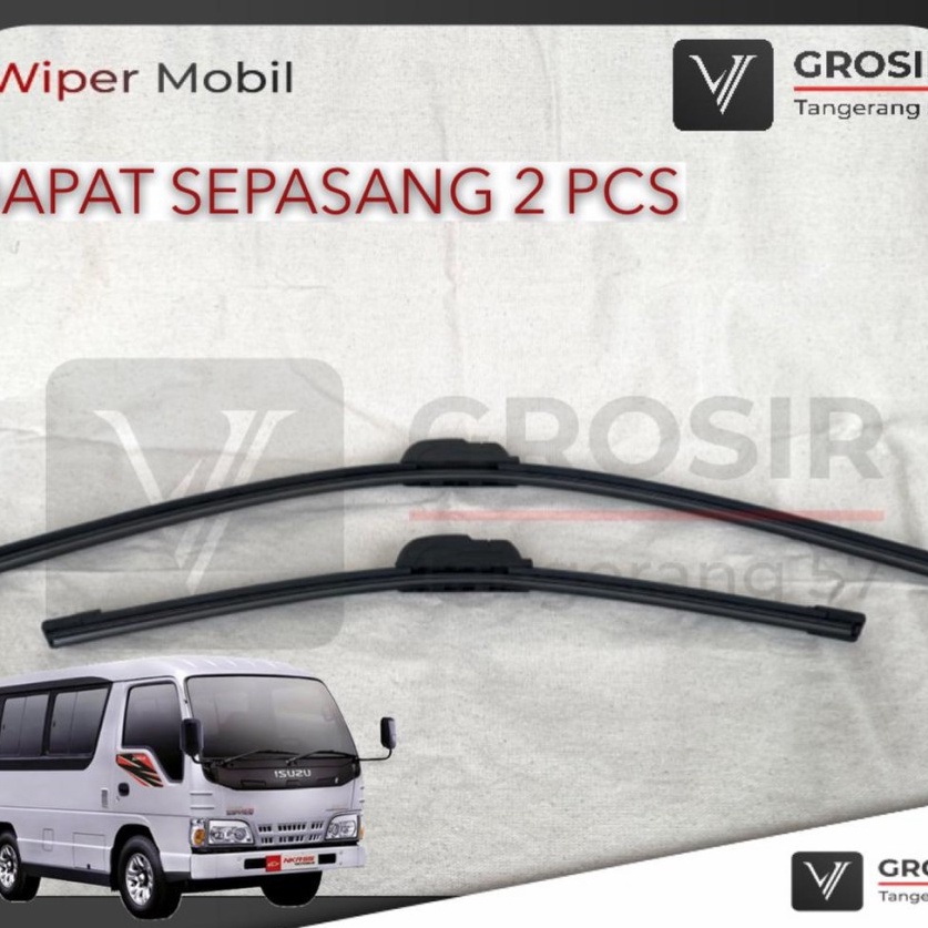 ➨ WIPER ISUZU ELF FRAMELESS / WIPER ISUZU ELF 2 PCS ✴ ❉