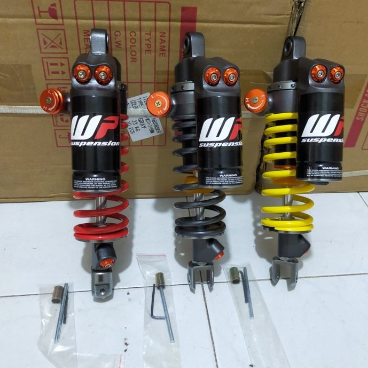 ✷BjE Shockbreaker shock WP click samping 310mm 330mm vario scoopy beat mio fino xeon spacy dll Shock